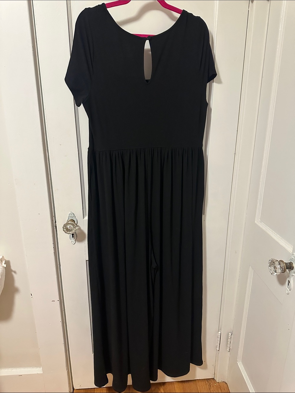 Torrid Black Rib Knit Wide Leg Jumpsuit - Picture 3 of 9